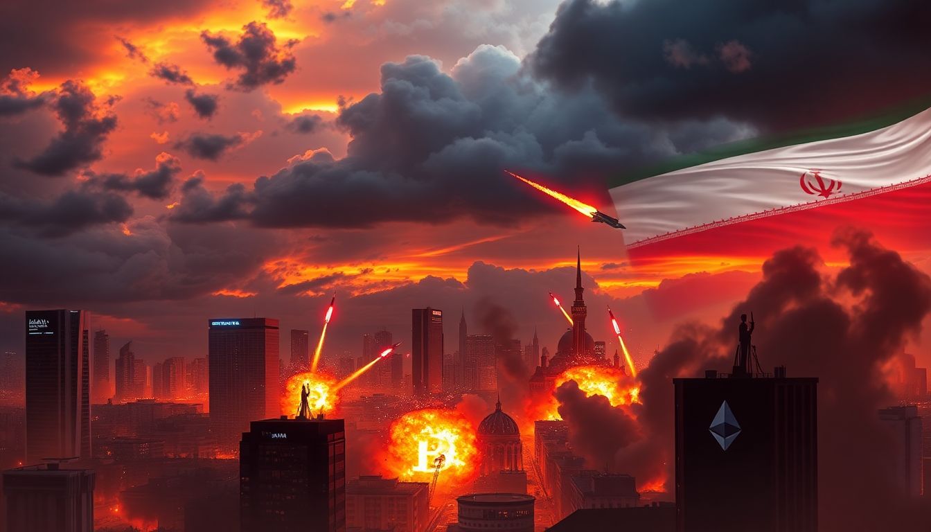 Imagem relacionada a conflitos geopolíticos e as cryptos