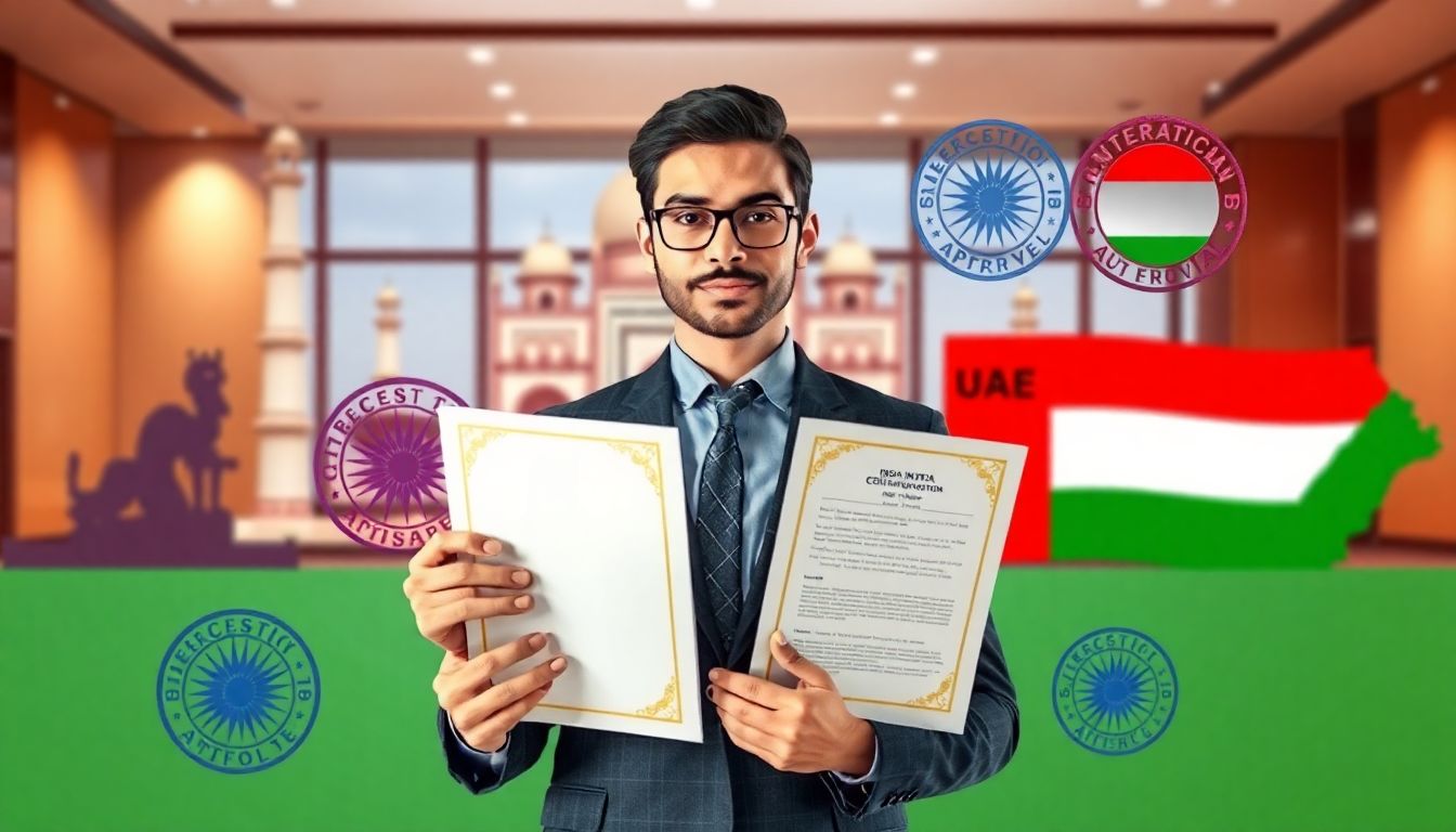 Certificate Attestation for UAE in India