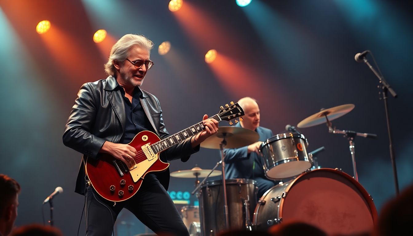 Imagen de Eric Clapton y Phil Collins