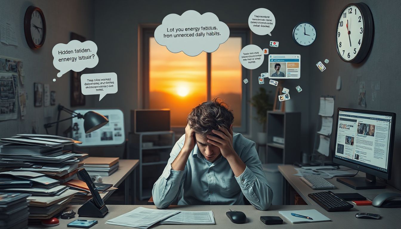 7 Hidden Habits That Secretly Drain Your Mental Energy Every Day (And How to Stop Them)