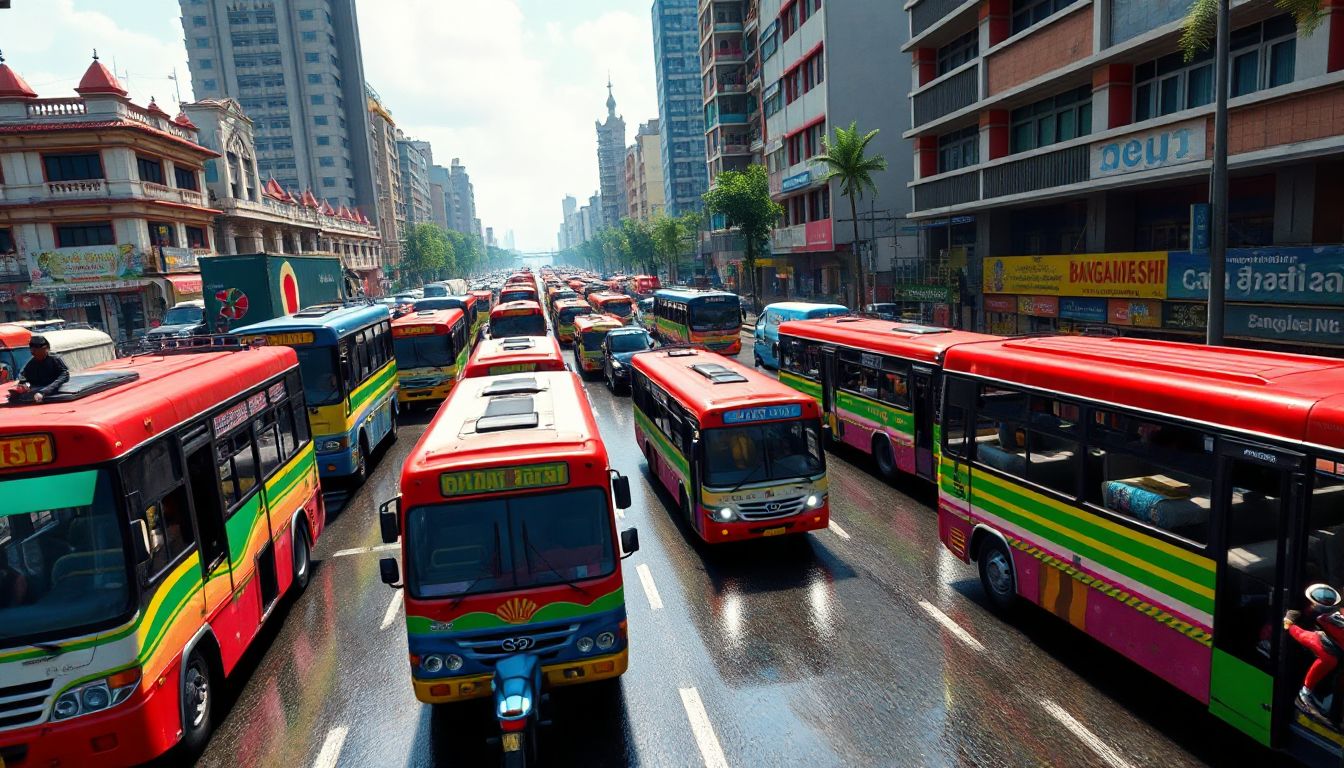 Bus Simulator Indonesia Bangladeshi ETS2 Speed Traffic OBB + APK Download V3.7.1 for Bussid