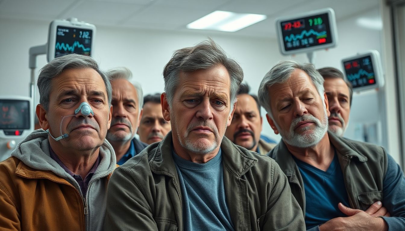 lung infection among men
