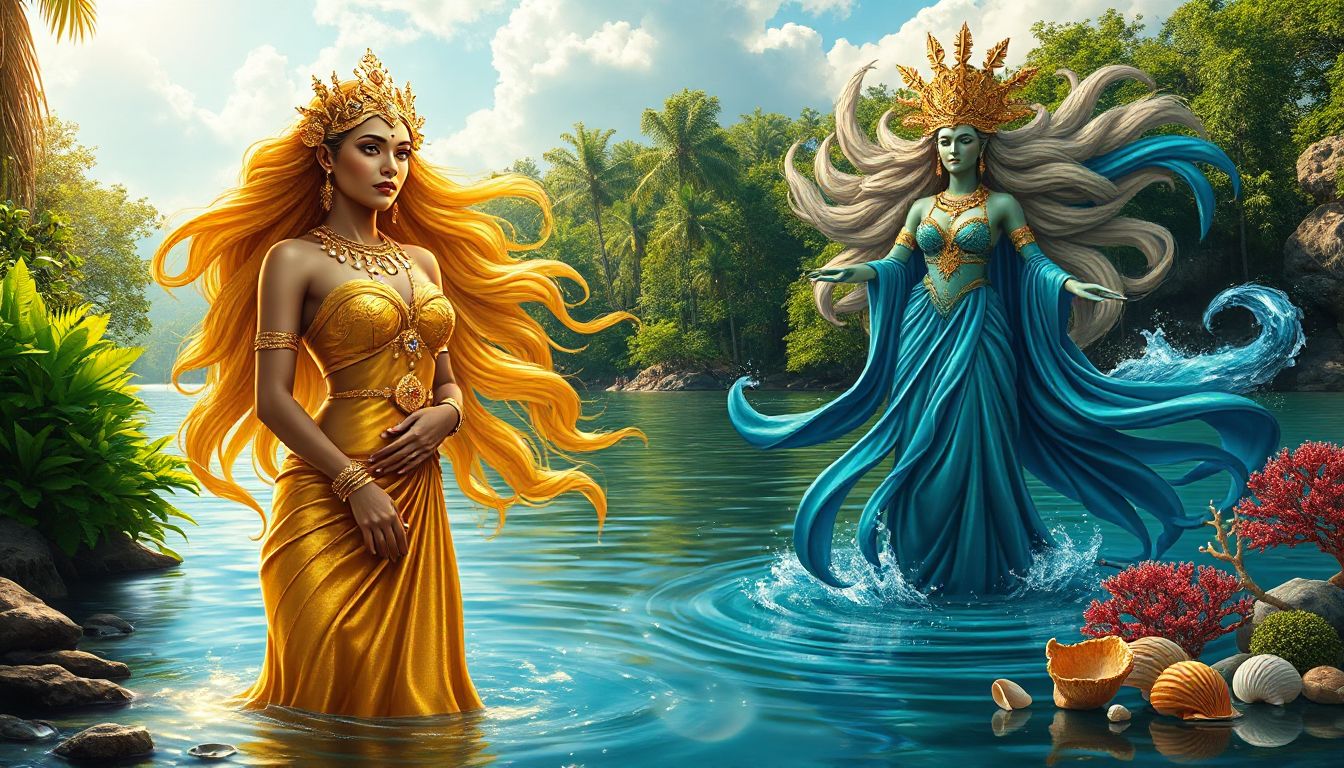 Maes de Agua de Umbanda (Oxum y Yemayá)