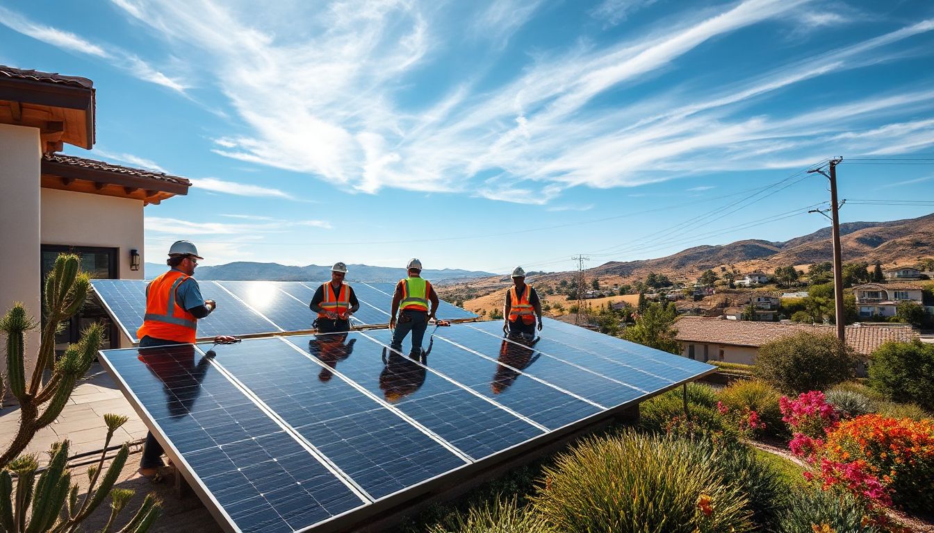 Solar Panel Installation in Rancho Santa Fe
