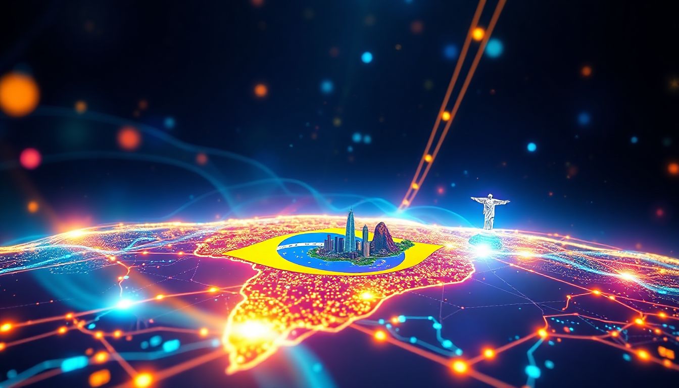 Brazilians enjoying diverse content on a smart TV via IPTV