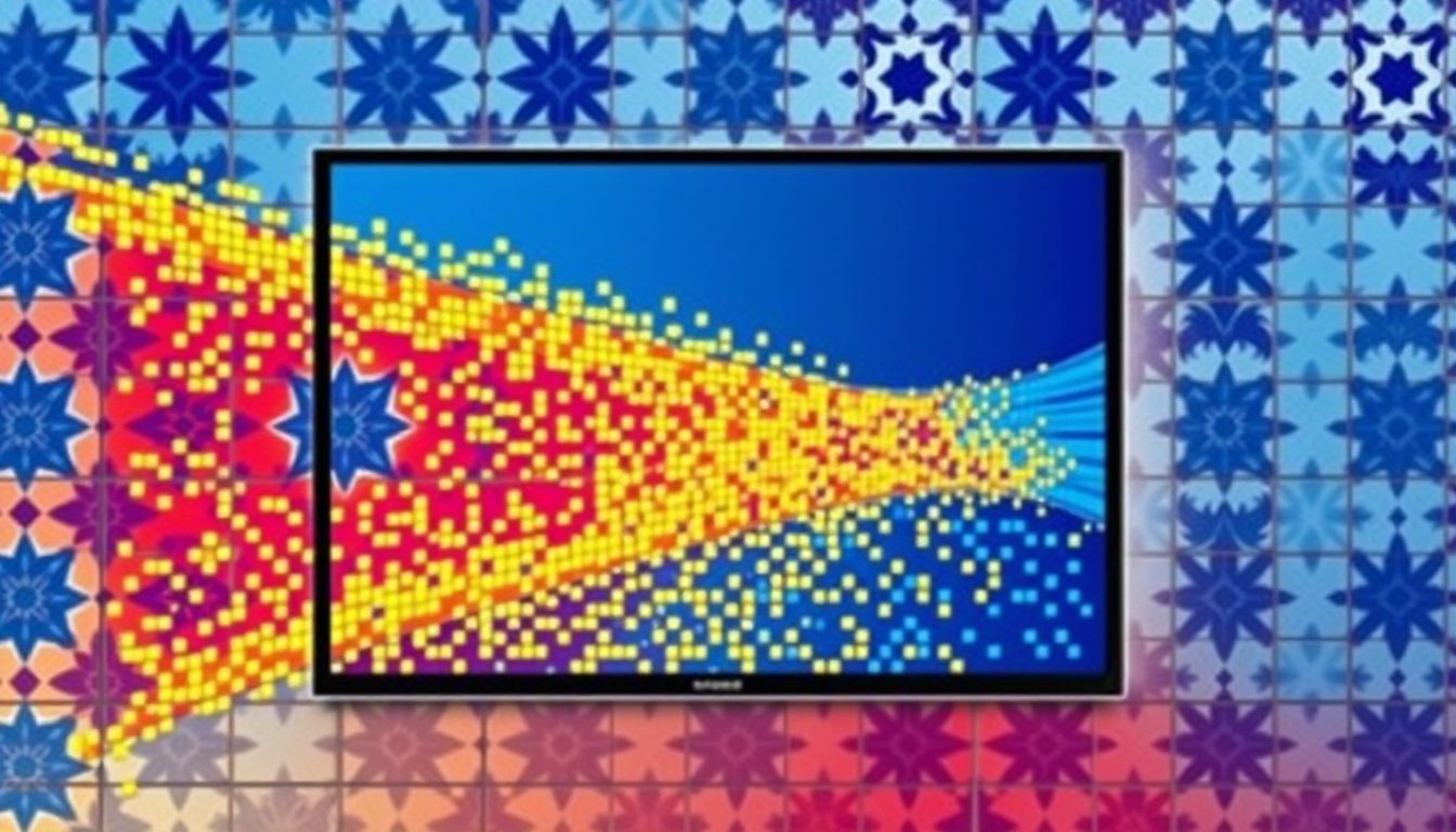 People watching diverse content on various devices, showcasing the flexibility of modern television.