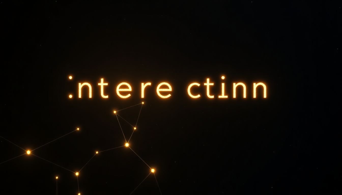 A glowing orb with data lines extends outwards, symbolizing the expansive reach of AI-powered content generation.