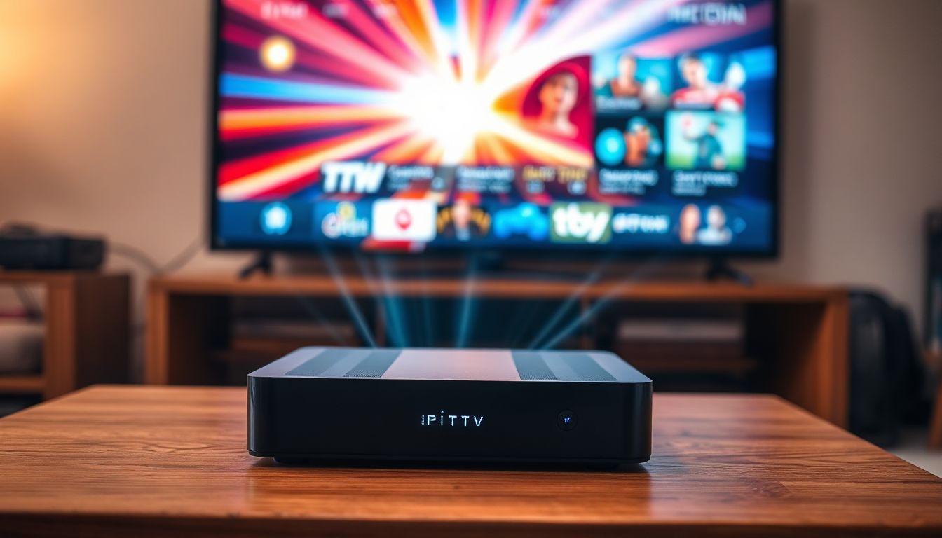 Unleash a universe of entertainment with a modern IPTV set-top box.