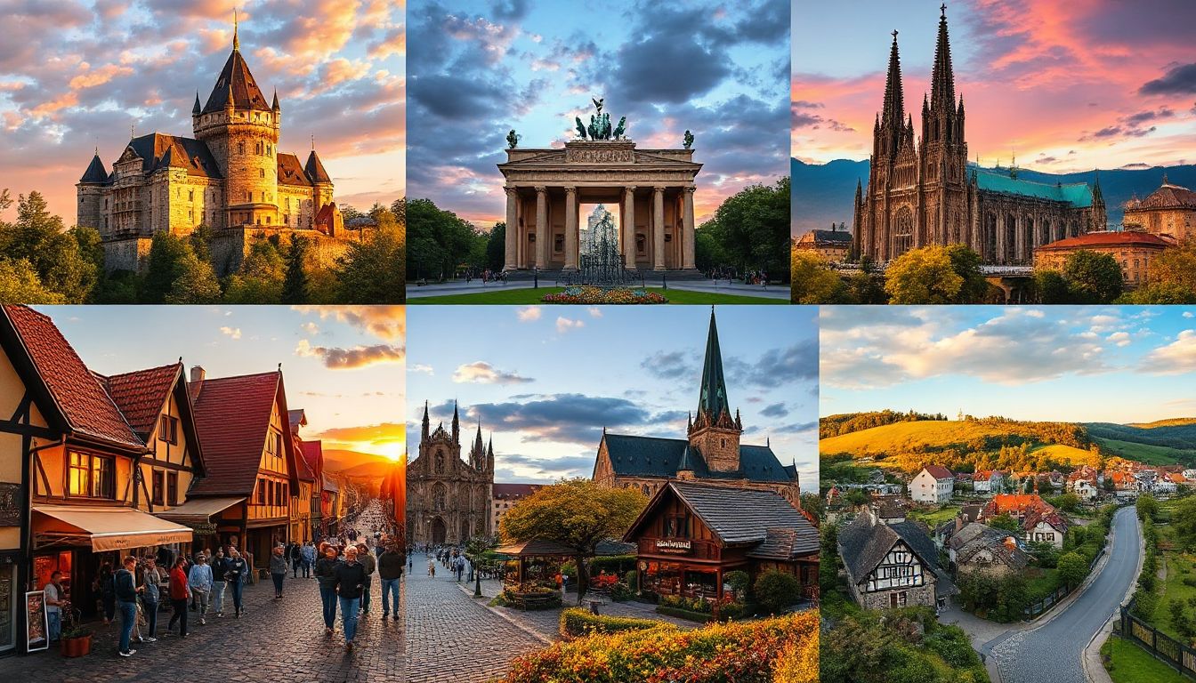 Explore Germany's rich tapestry, from ancient castles to bustling modern cities.