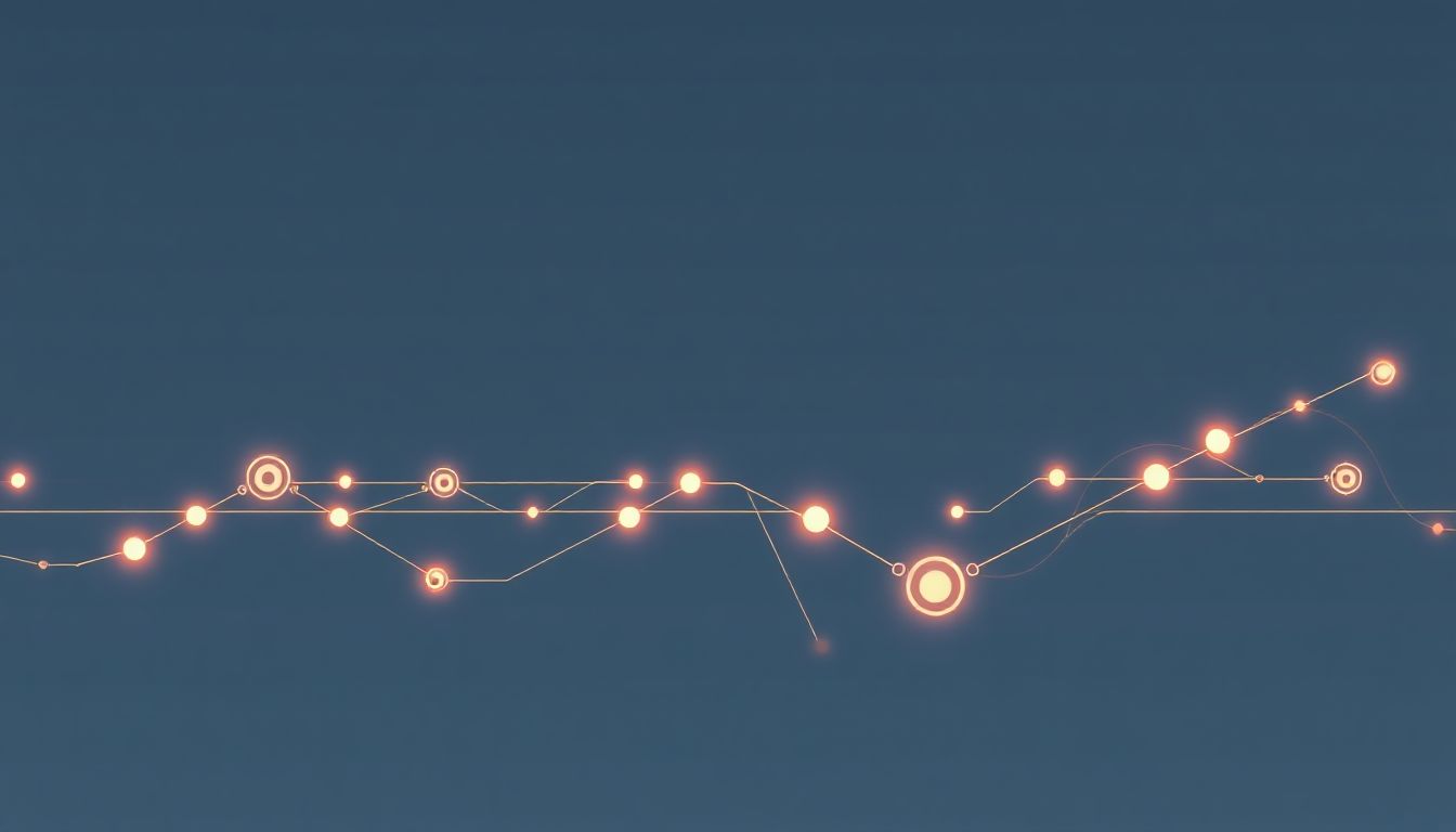 (A person's hand points to a vibrant, glowing search result on a smartphone, showing rich snippets like FAQs. The screen displays questions and answers beneath a main search listing, hinting at enhanced visibility and user engagement.)