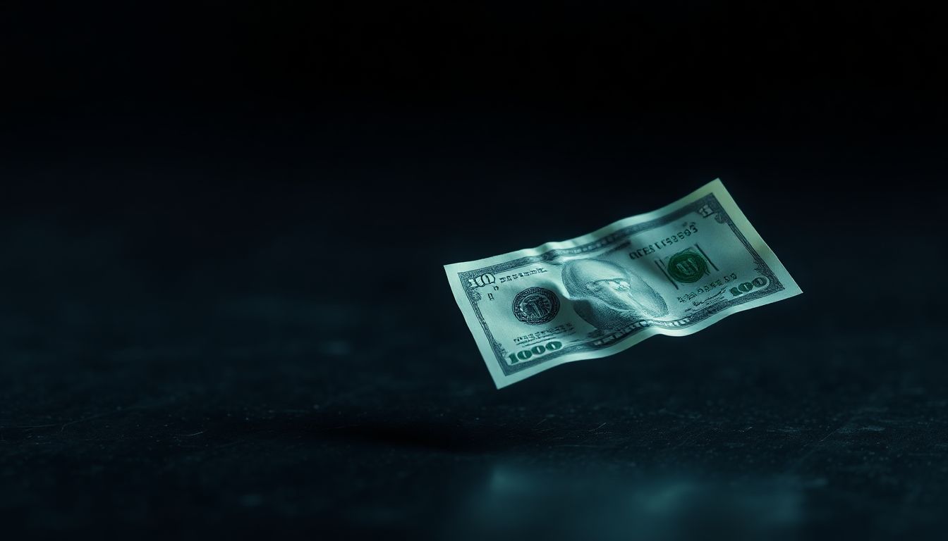 A hand holding cash with various digital payment icons floating around it, representing quick access to funds.