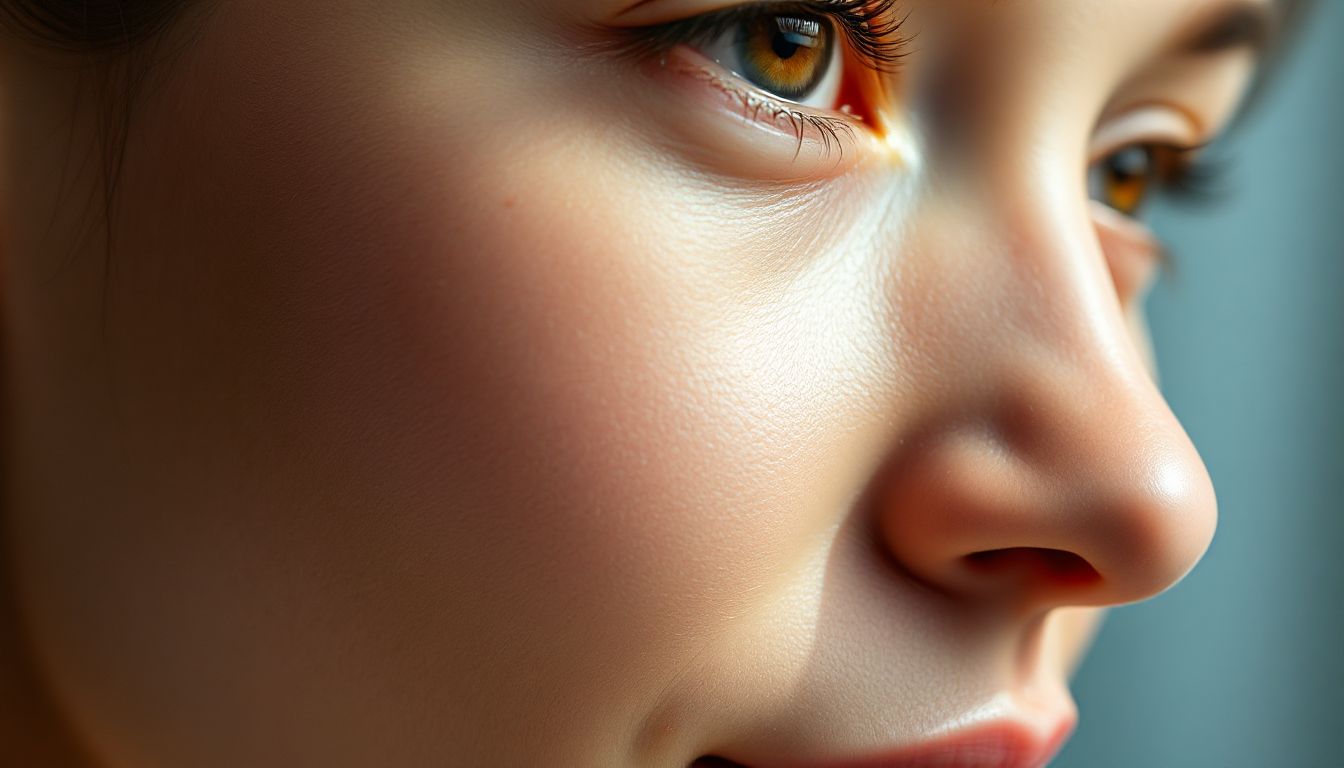 Radiant skin glowing with health, reflecting the transformative power of potent antioxidants.