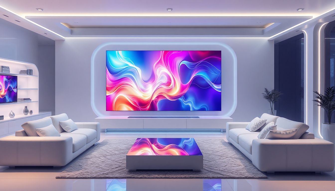 Future home entertainment setup with seamless IPTV integration