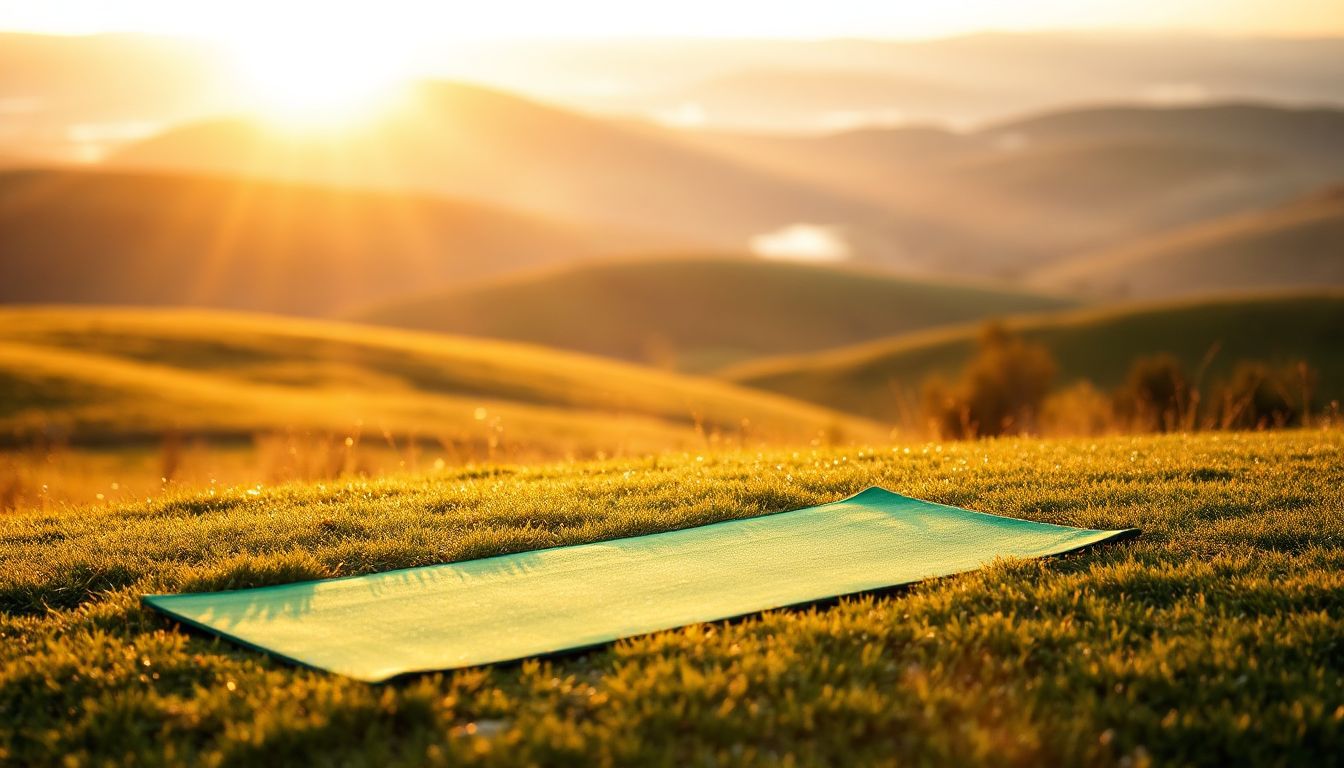 A woman stretching in a bright, sunlit room, symbolizing a fresh start to the day.