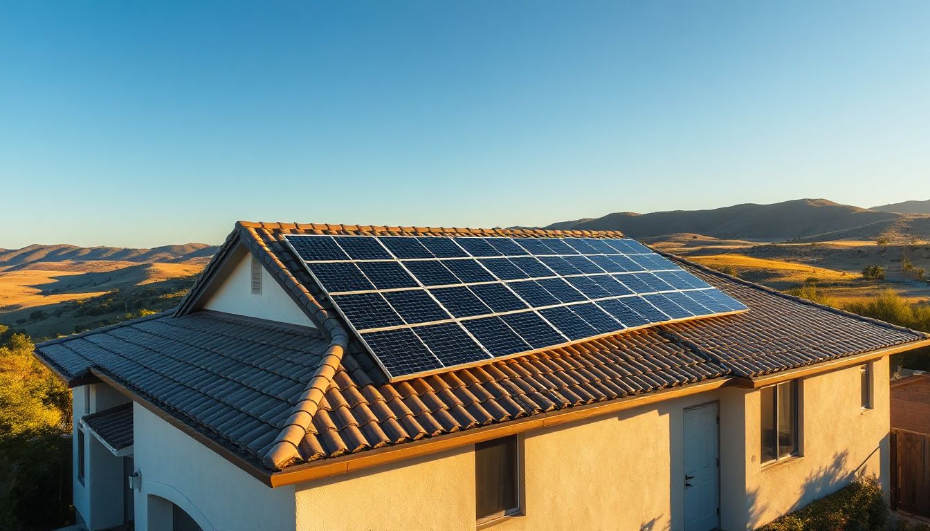 Bright solar panels soak up the Jamul sun, powering a greener future for homes.