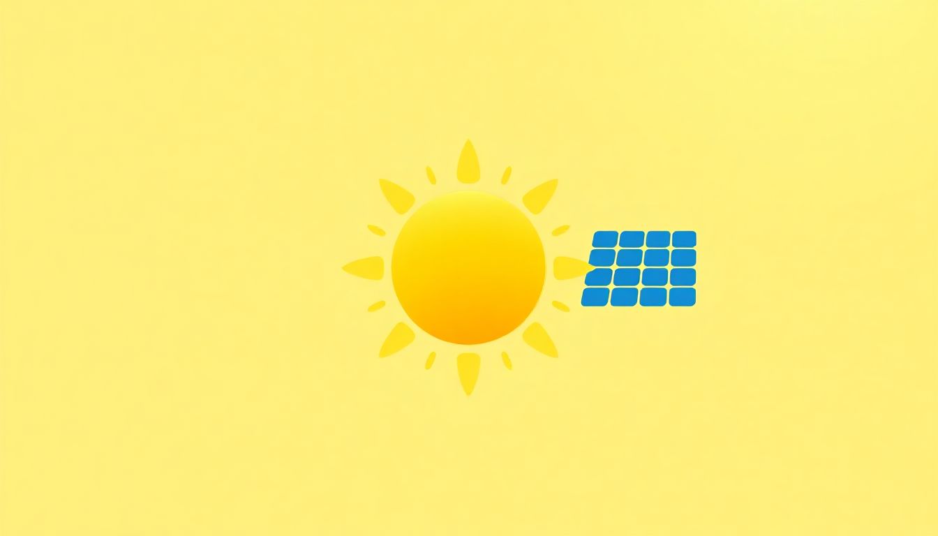 A diverse range of solar components, including photovoltaic panels, inverters, and battery storage systems, arranged neatly for a solar energy installation.