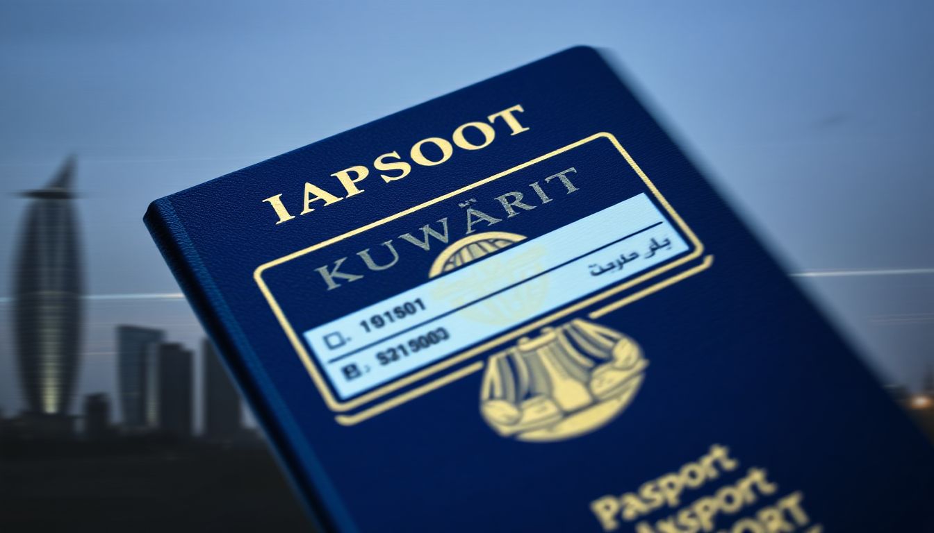 Urgent Tourist Visa Processing Agency Kuwait near me 1 A map of Kuwait with travel pins, symbolizing urgent international travel needs.