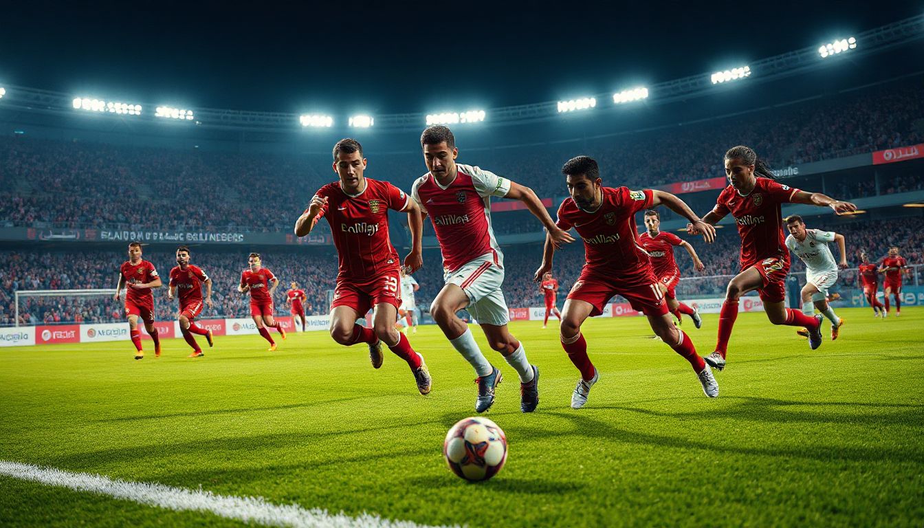 Passionate fans ignite the atmosphere as two Egyptian football giants prepare to clash.