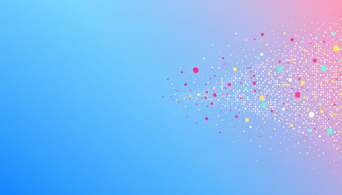 A digital network of glowing lines and nodes, representing data flow and Google's algorithmic processes, with a magnifying glass hovering over a section, symbolizing the detection of spam and low-quality content.