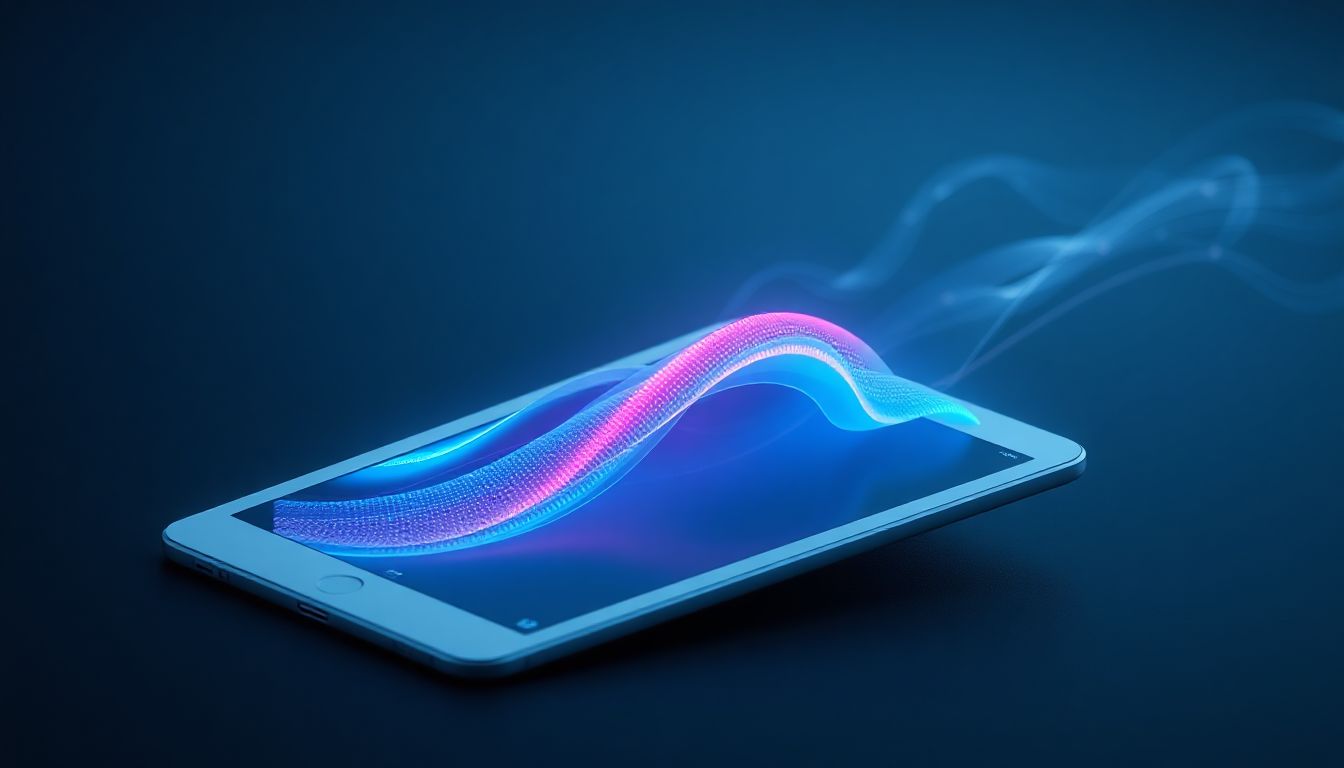 (A vibrant screen displays an array of entertainment, ready for your IPTV MAC player experience in 2026.)