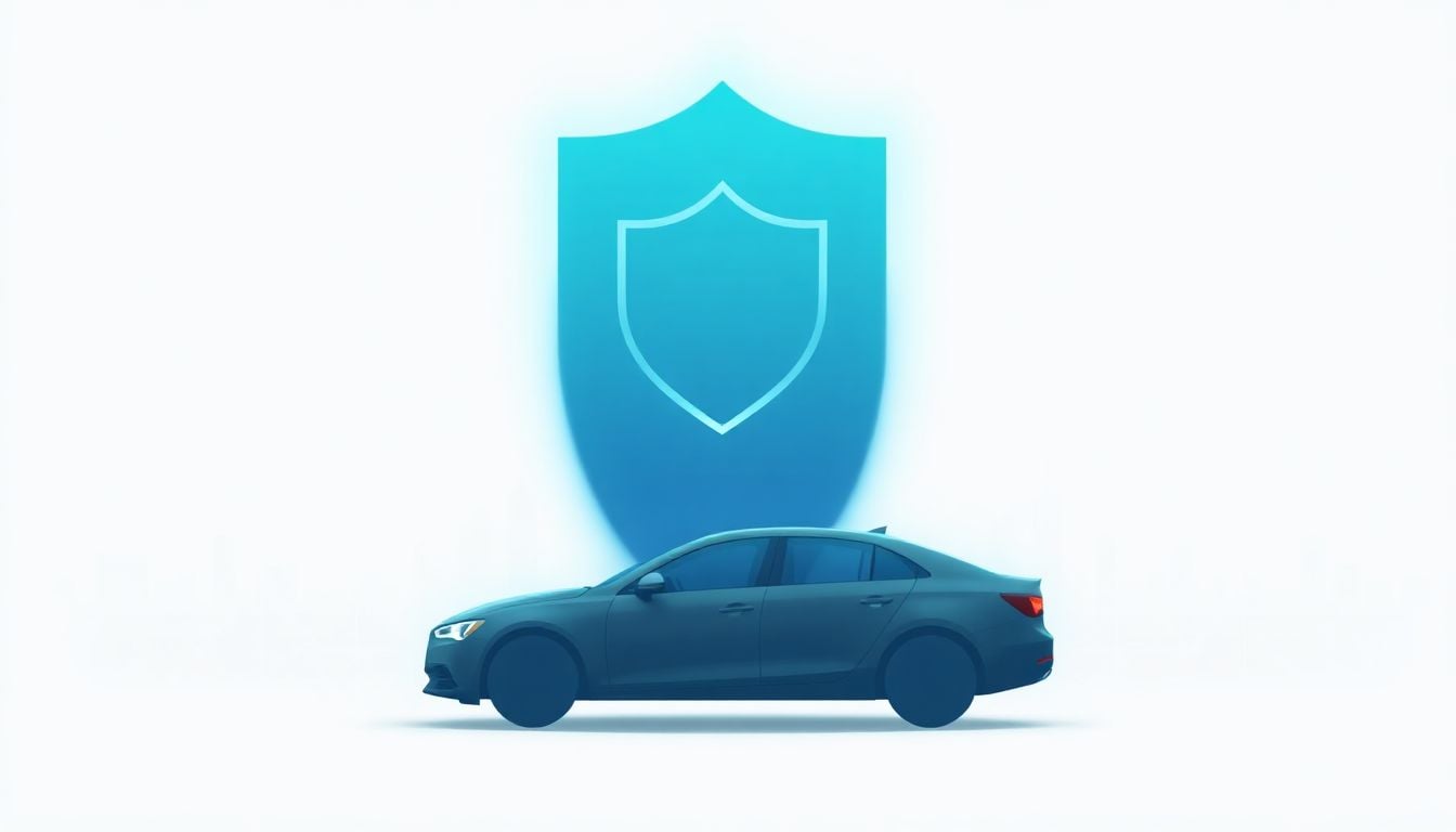 Un auto brillando bajo el sol simboliza la libertad y la protección que un buen seguro puede ofrecer. Elegir la cobertura adecuada es clave.
