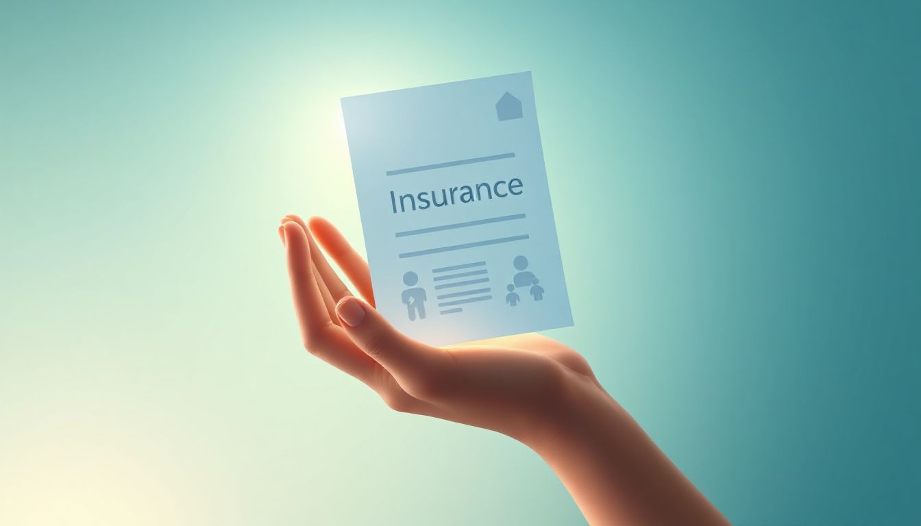 Une famille examine un document important à la maison, symbolisant la planification financière et la sécurité future.