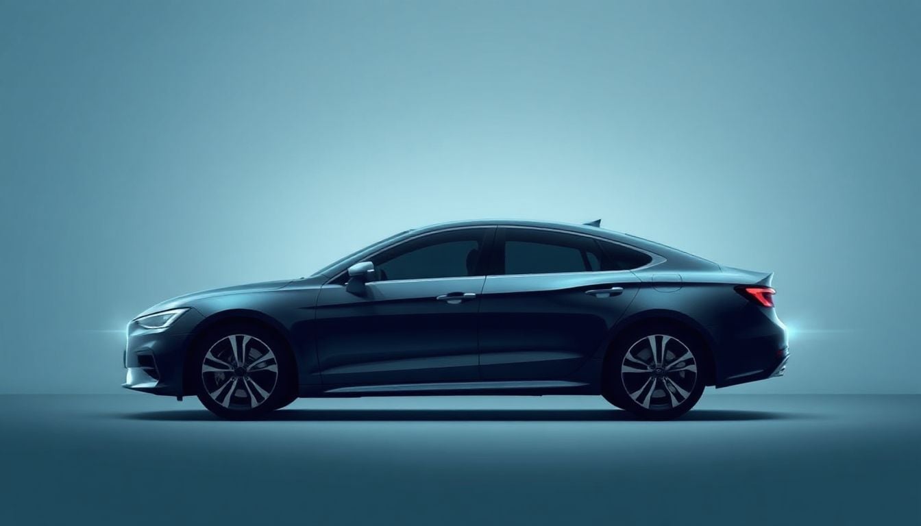 (Un auto brillando bajo el sol, símbolo de libertad y la necesidad de protección en el camino)