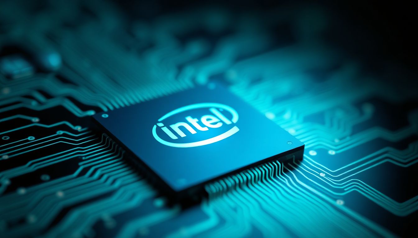 (Un chip de Intel, el motor de gran parte de nuestra tecnología. ¿Qué le espera a este gigante de semiconductores en el mercado bursátil?)