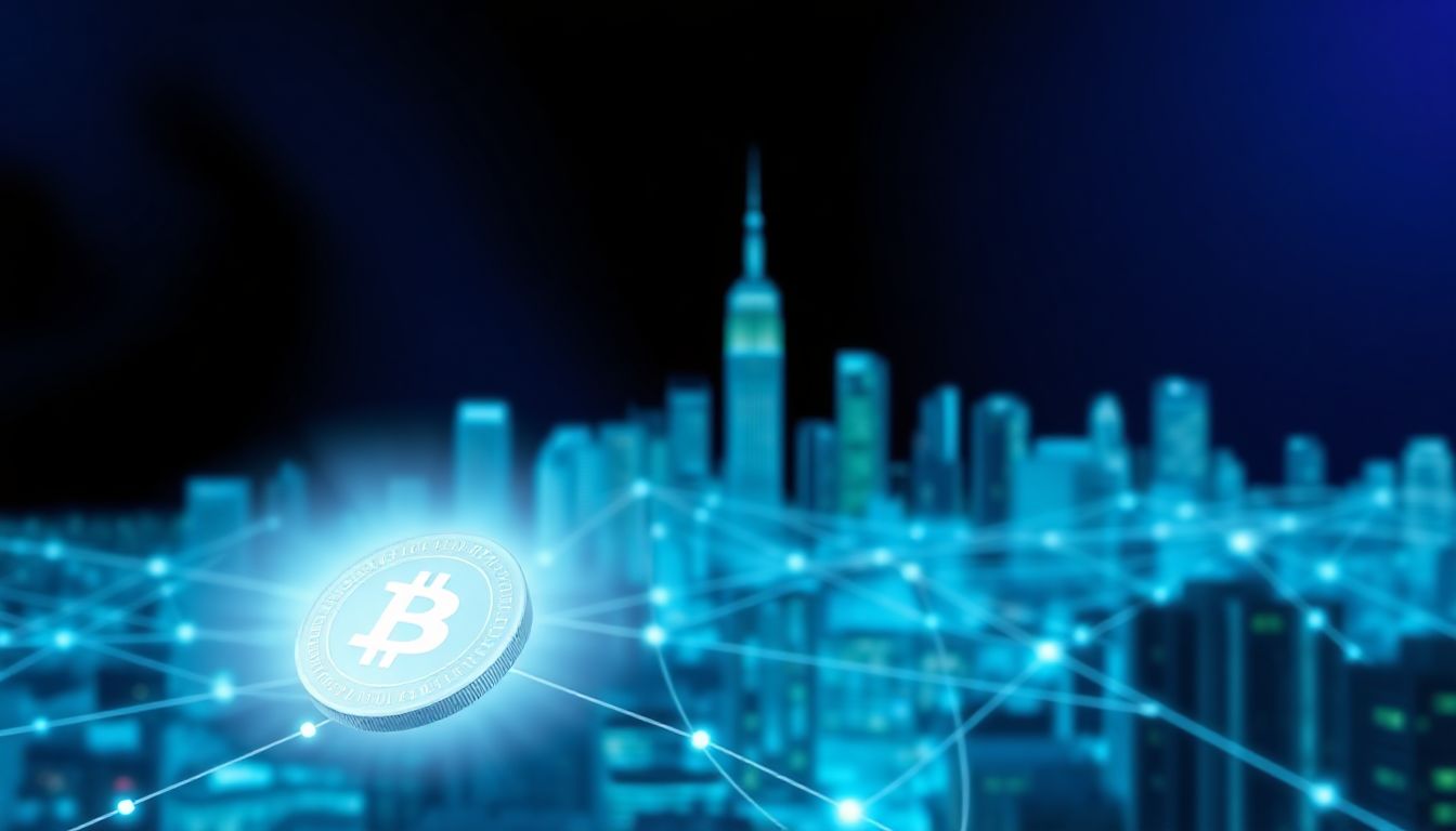 Digital currency symbols and national flags meet, showing the global shift toward central bank digital currencies.