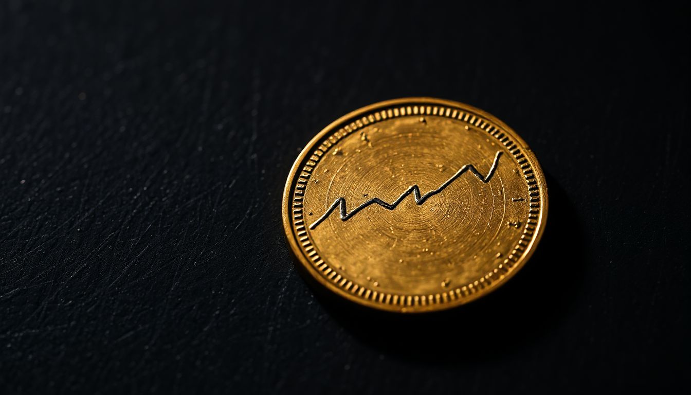 A hand places coins next to a stack of bills, illustrating the changing value of money amid inflation.
