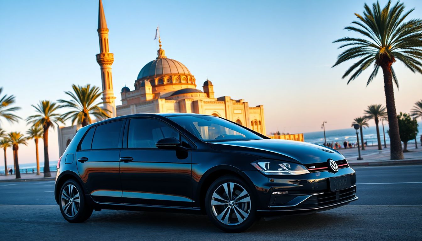 Découvrez la Volkswagen Golf 8, votre compagnon idéal pour rouler dans les rues animées de Casablanca.