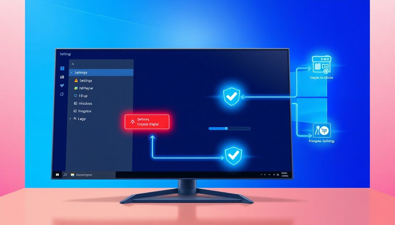A frustrated user staring at a blue screen error on their Windows 11 PC, with tools and a checklist nearby to symbolize troubleshooting
