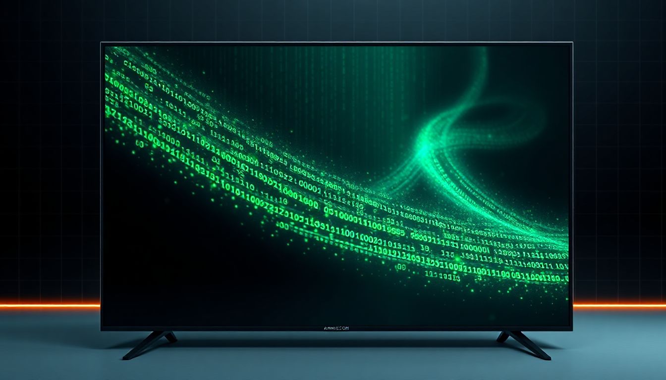 Firestick glowing with streaming channels on screen, ready for IPTV setup