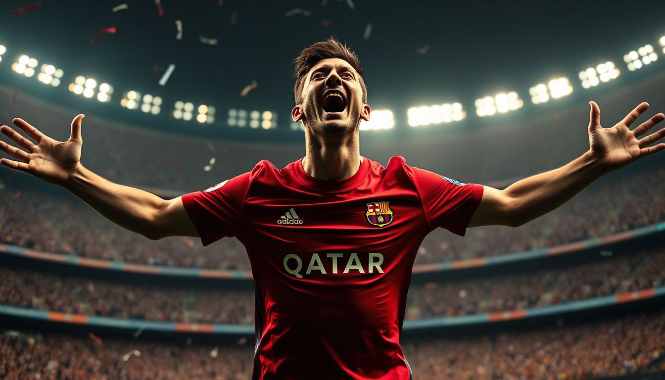 Lewandowski celebrates his hat-trick as Barcelona secures a dominant win over Celta Vigo