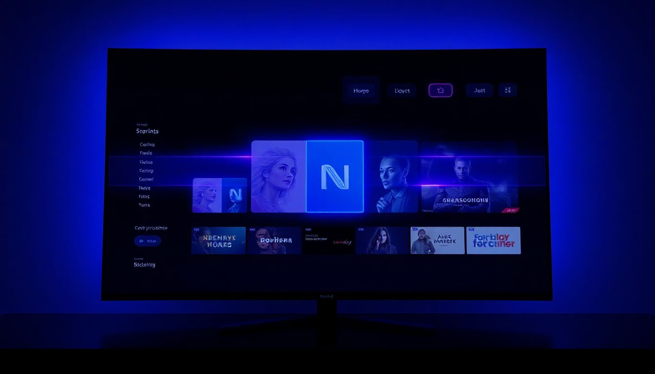 Sleek IPTV website template showcasing modern streaming features for 2026