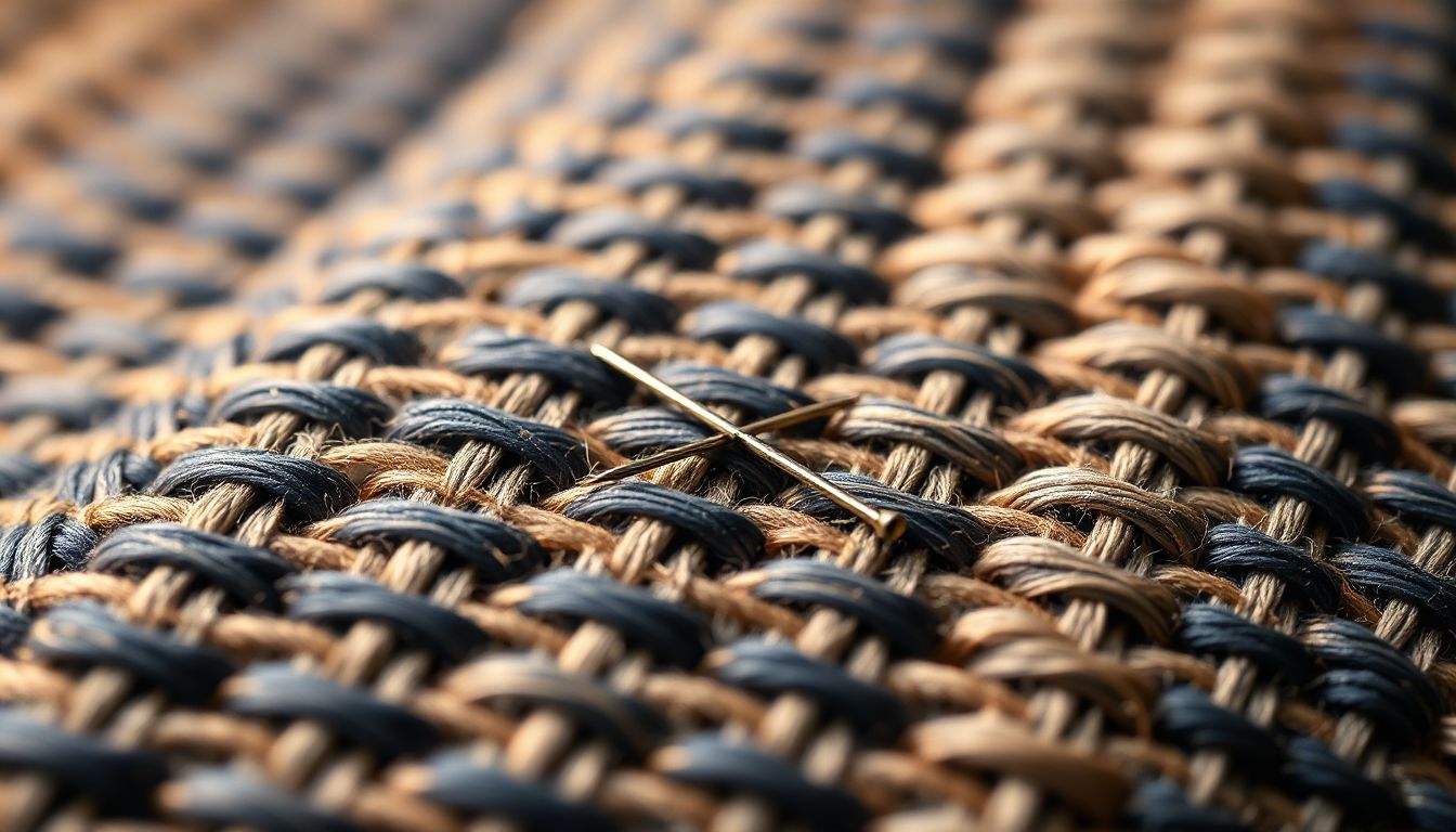 Workers in a bustling Faisalabad factory weaving stiff buckram fabric, a key export from Pakistan's textile heartland
