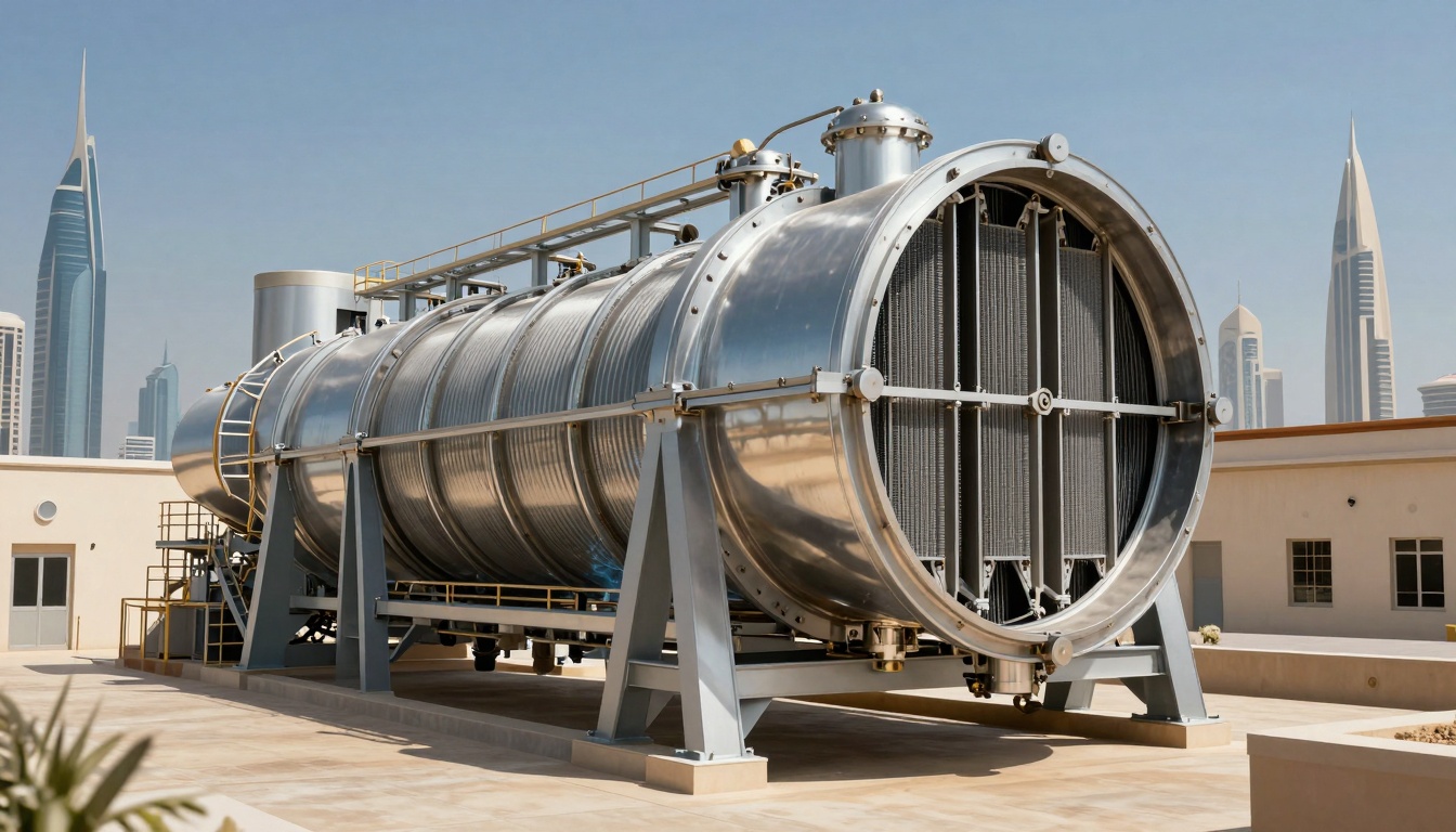 Modern ESP Electrostatic Filter Installation in a UAE Industrial Plant