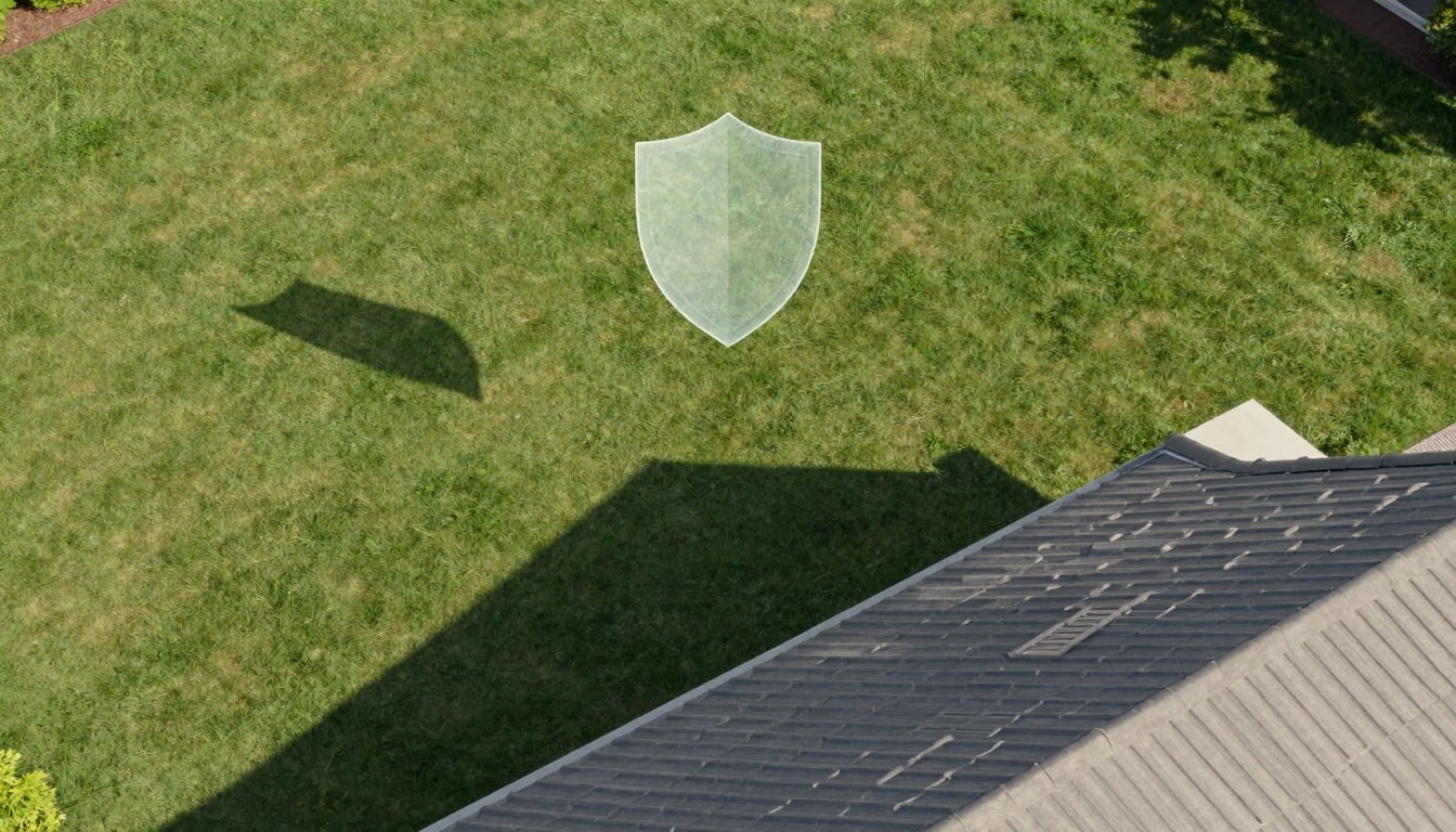 A cozy family home standing strong against stormy skies, symbolizing the peace of mind that comes with solid home insurance coverage