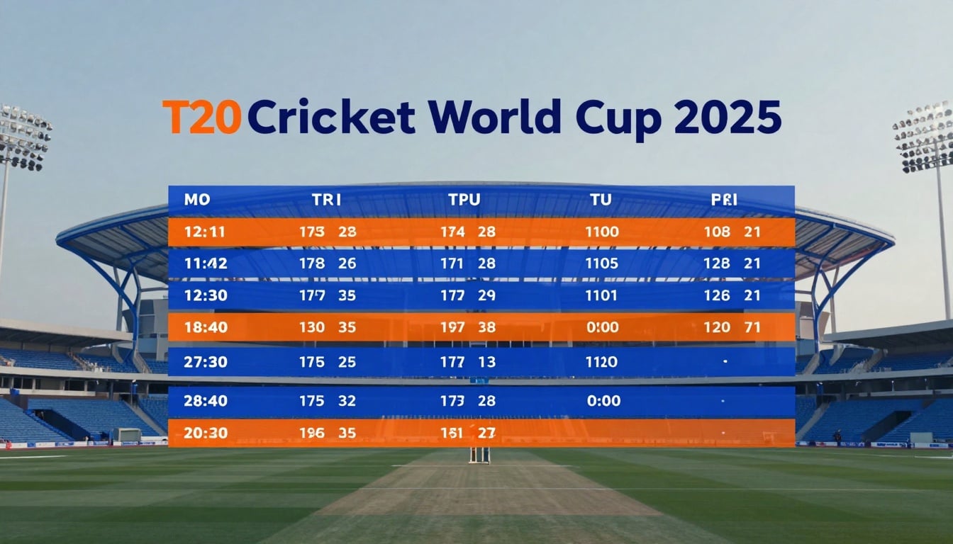 Excitement Builds for T20 World Cup 2025 Fixtures