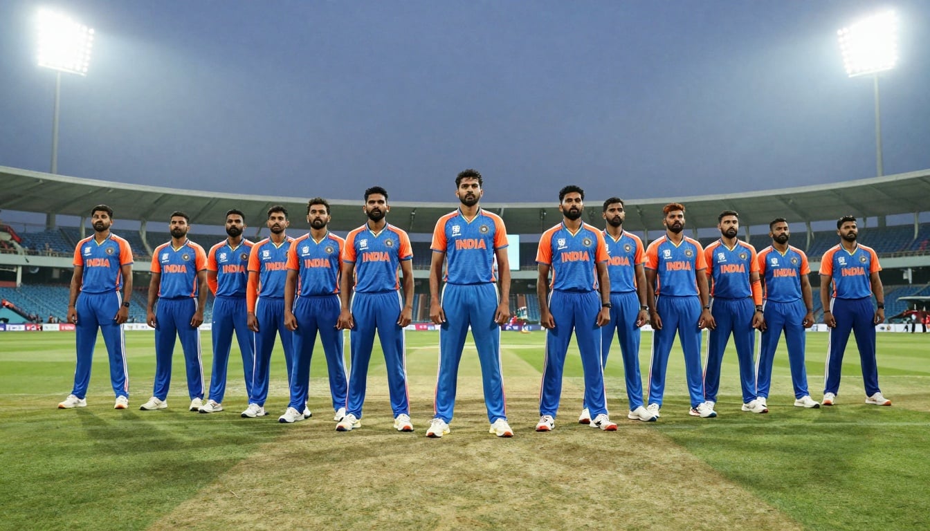 Indian Cricket Team The Indian Cricket Team Celebrating a Big Win