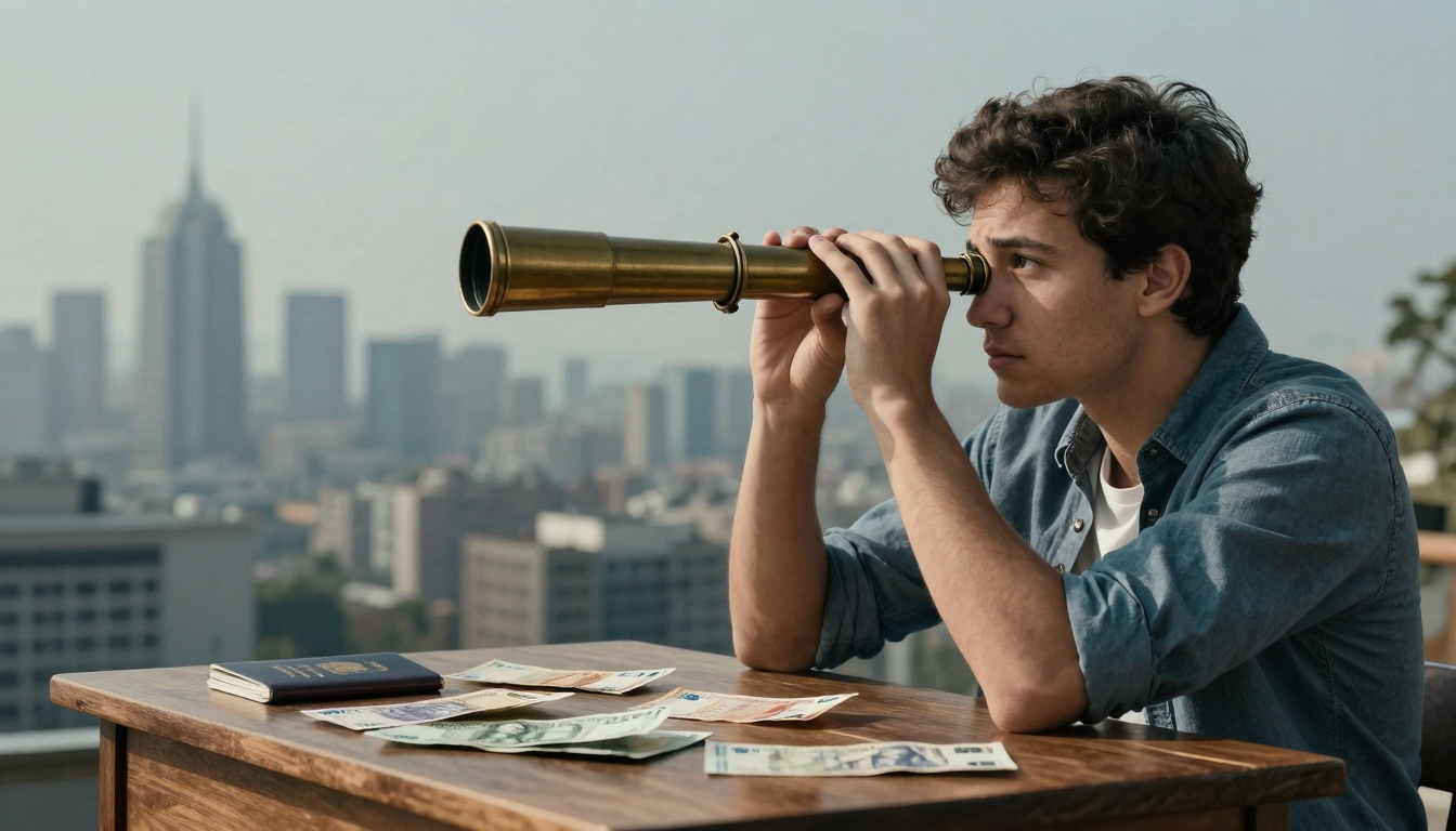 International Student Balancing Budget Abroad