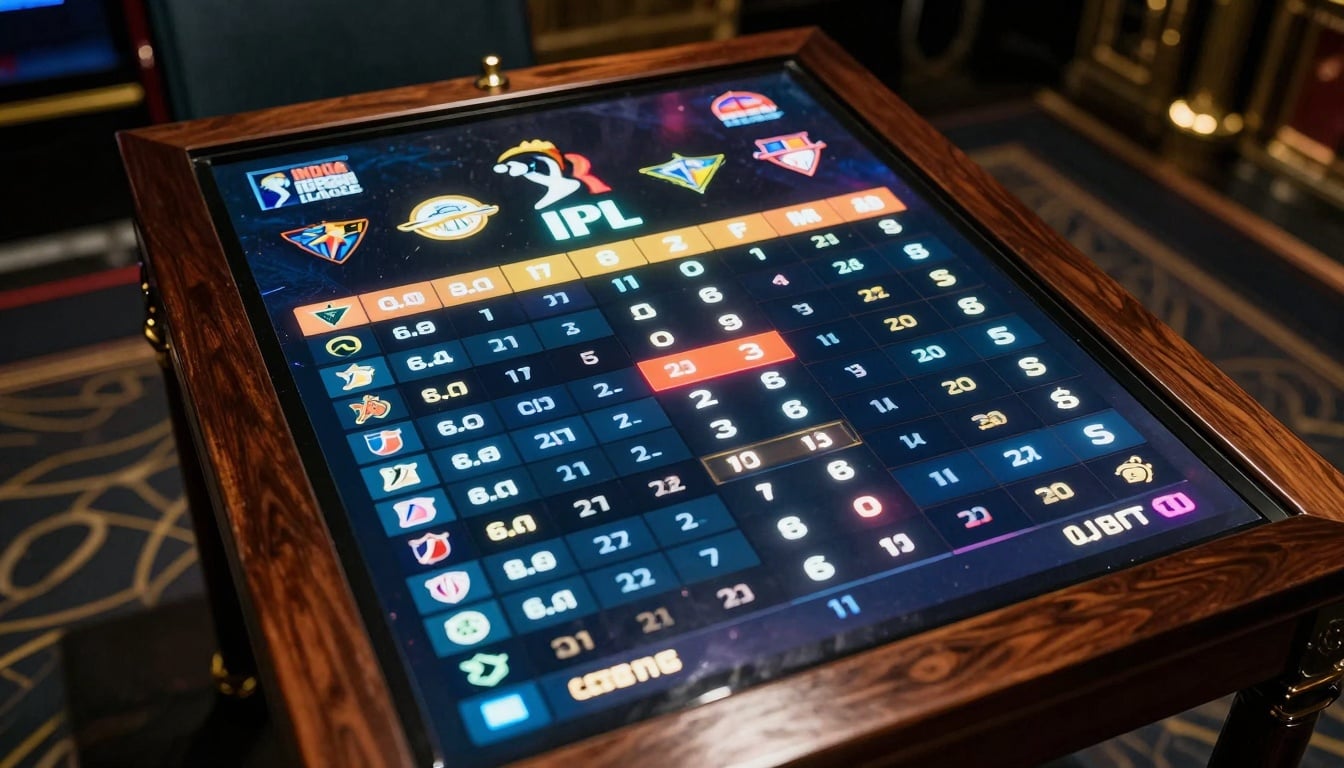 Current IPL 2024 Points Table Snapshot Showing Top Teams in Action