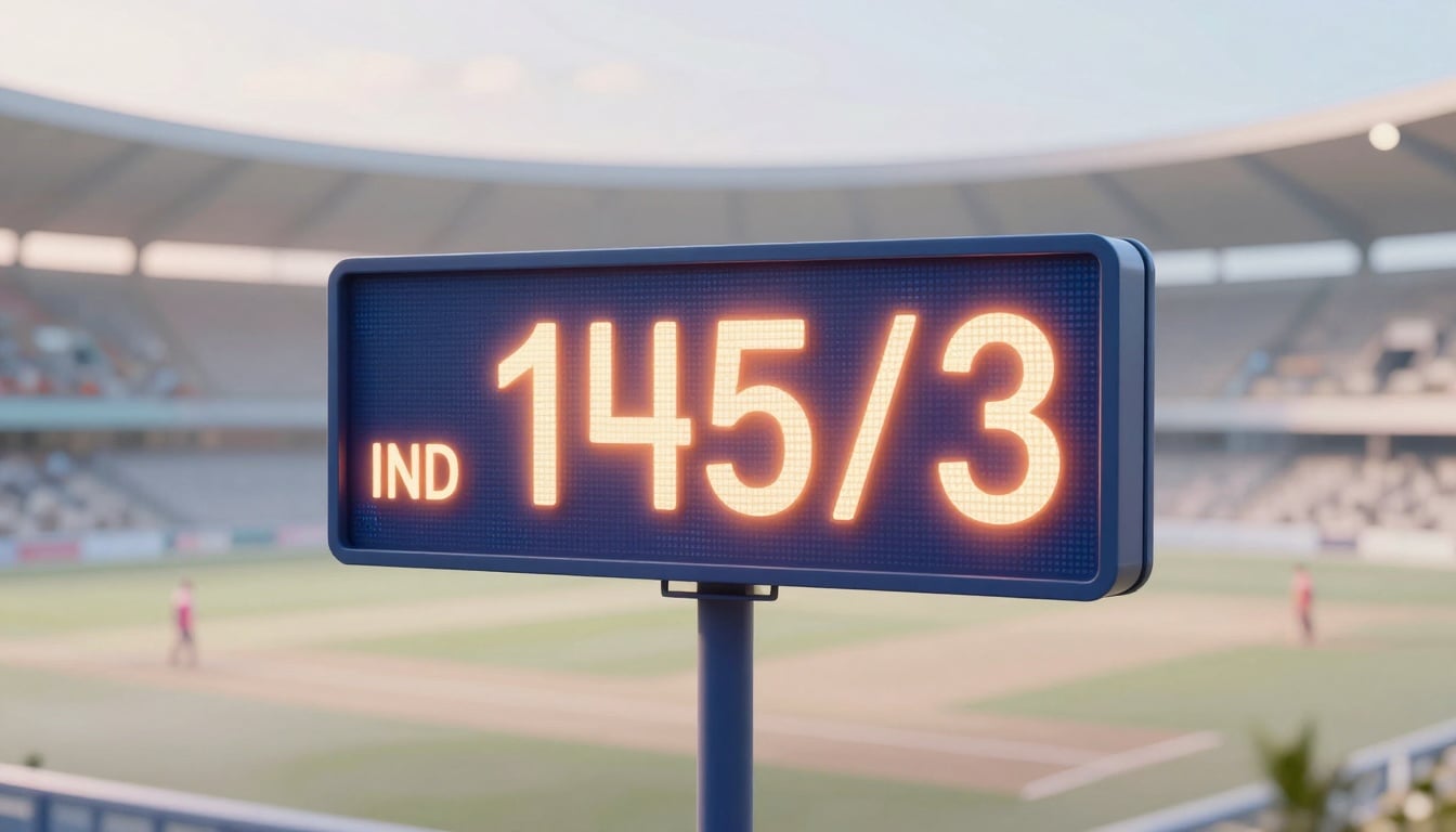 Live Cricket Score Thrilling moments from a live cricket match