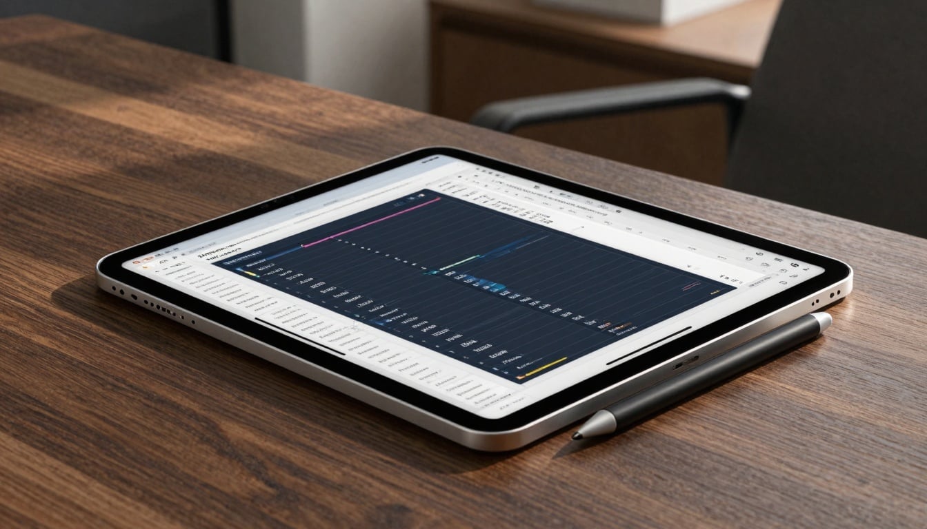 The sleek Apple iPad shines under London skies, ready for daily UK adventures