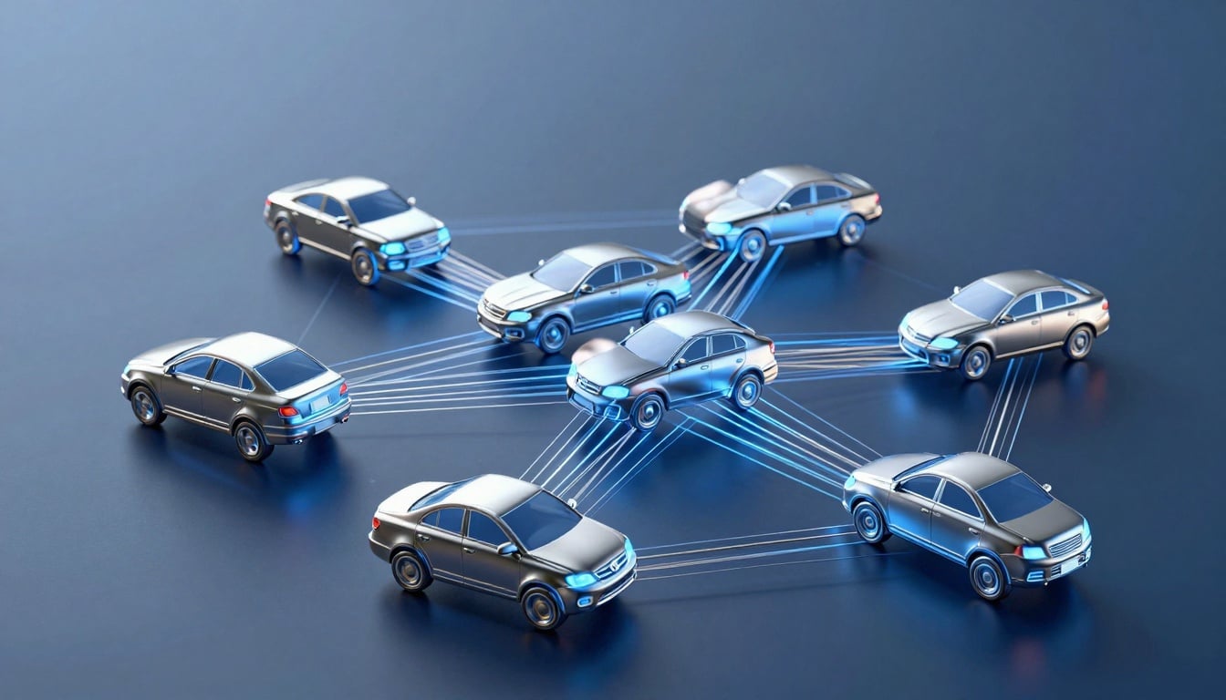 A family safely driving down a scenic road, symbolizing the peace of mind that comes with solid car insurance coverage.