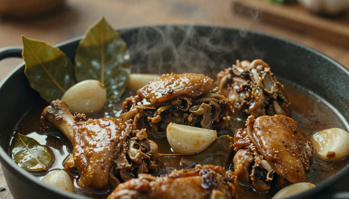 Sizzling Chicken Adobo Ready for Your Weeknight Dinner