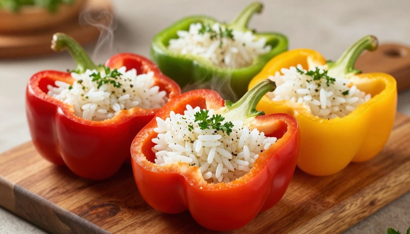 Vibrant Stuffed Bell Peppers Bursting with Flavor