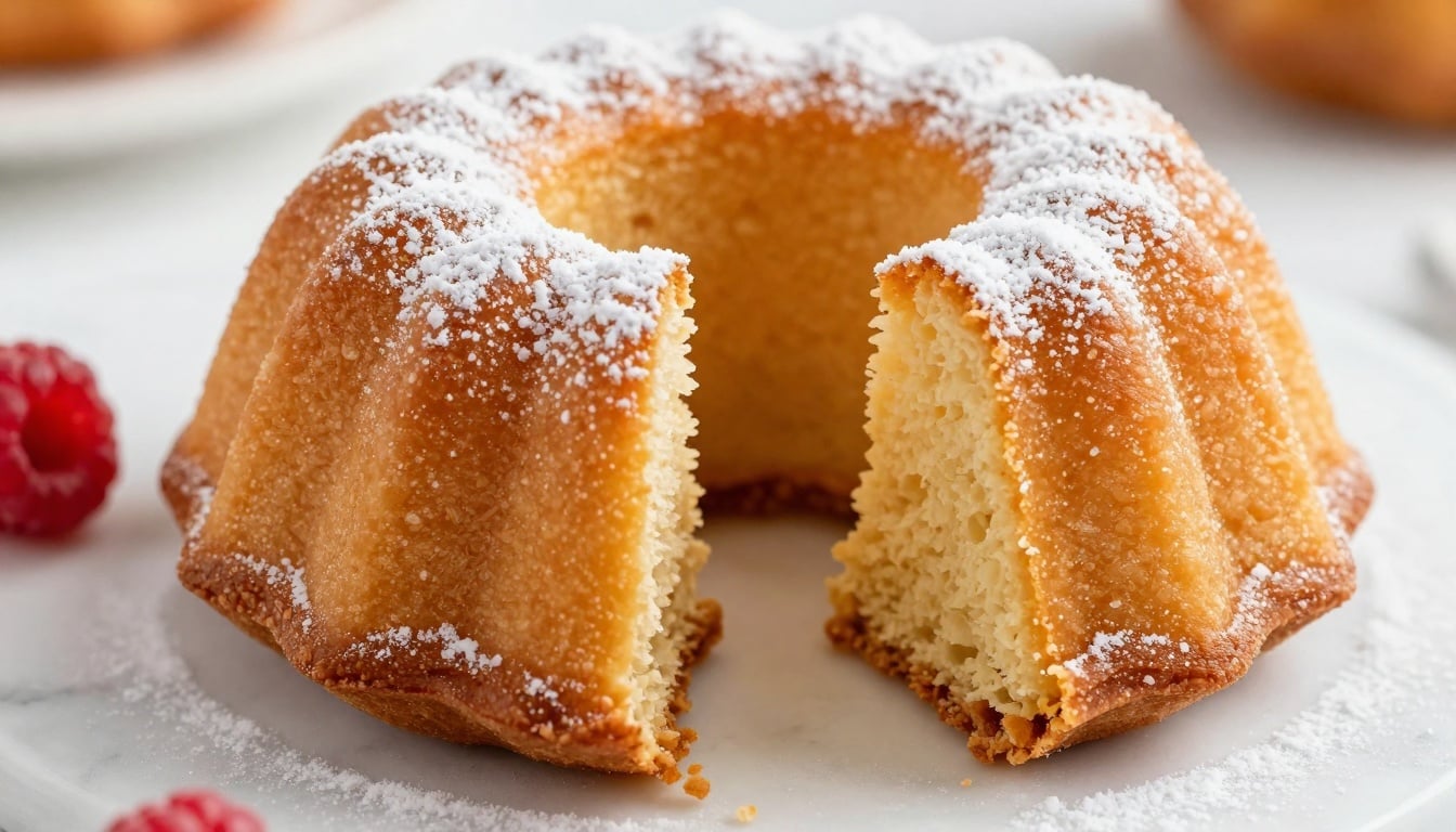 Freshly baked mini bundt cakes drizzled with shiny glaze, ready for a sweet treat