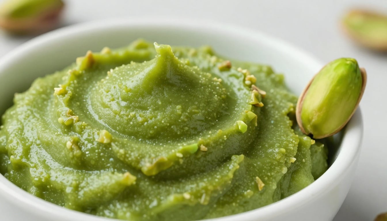 Homemade Pistachio Paste: Smooth and Ready for Your Desserts