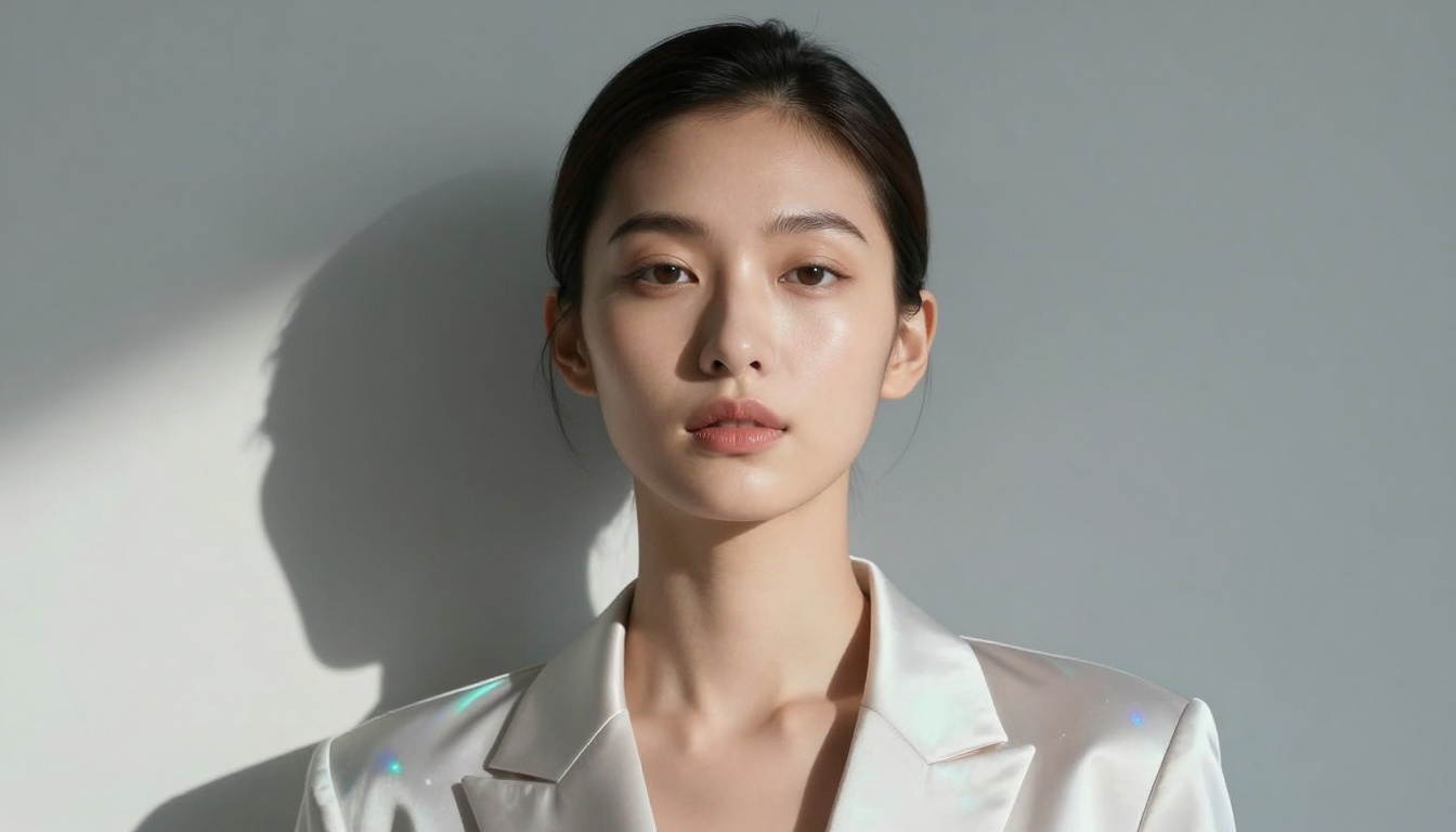 A vibrant individual radiating confidence through natural lighting and authentic style, capturing the essence of modern appeal